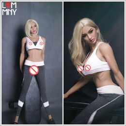LOMMNY-168cm Realista Real Silicona Sex Doll Soft Breast Vagian Metal tamaño completo love sexy ture