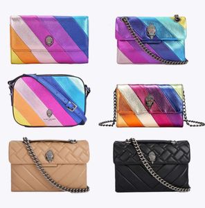 Londres Designer Kurt Geiger Heart Sacs Luxurys Sacs à main Boutique Rainbow Sac en cuir Femmes Bandoulière Bumbag Voyage Bandbody Chaîne Flap Fourre-tout Sac à main Embrayage