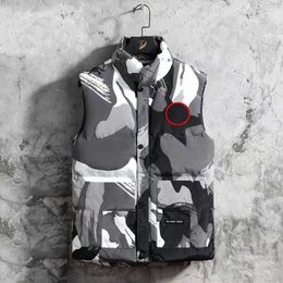 London designer gilet trapstar veste Mens Vest freestyle vraie plume vers le bas Winter Fashion gilet blanc gris marron version correcte gilet veste 19 couleurs col montant