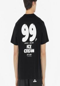 Londen Engeland Ice Cream Letter Print Men039S T -shirts Luxe mode Korte mouw Kleine Logo Casual T -shirt Summer Spring High 8574386