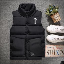 London Trapstar Jacket Mens Gists Style Real Feather Down Winter Fashion Vest Bodywarmer Advanced Advanced Tamesproof Tissu Drop Livrot DHWS0