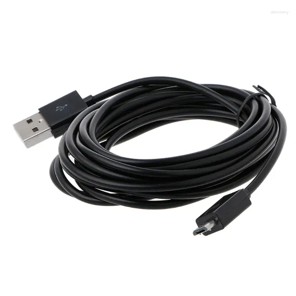 Cable de alimentación de carga micro USB de 3 metros de largo para controladores PS4