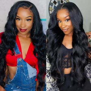 Perruques sans colle de cheveux humains longs 4x4 Transparent HD Lace Closure Wig Straight Kinky Curly Body Water Loose Deep Natural Color 14-40 pouces 150% 180% 250% Densité