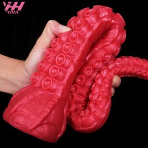 Lange anale buttplug anus vagina dilator octopus tentakel dier dildo sex speelgoed voor vrouwen mannen prostaat massage volwassen seksproducten 240506