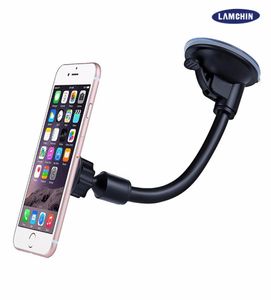 Autozuignap met lange arm Magnetische voorruit Dashboardhouder voor iPhone 7 Plus 6s Plus 5s 360 graden draaibaar met detailhandel 7595802