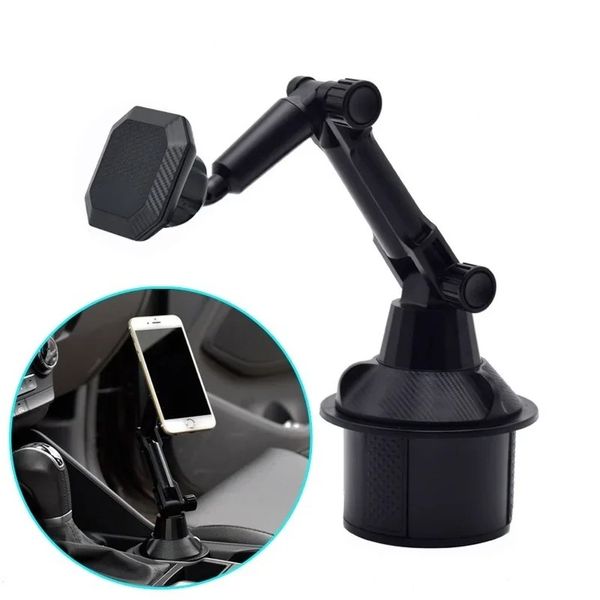 Arm Long Universal 360 grados Cuna ajustable de copa ajustable para soporte de copa de teléfono celular proporciona una solución conveniente para uso de manos libres