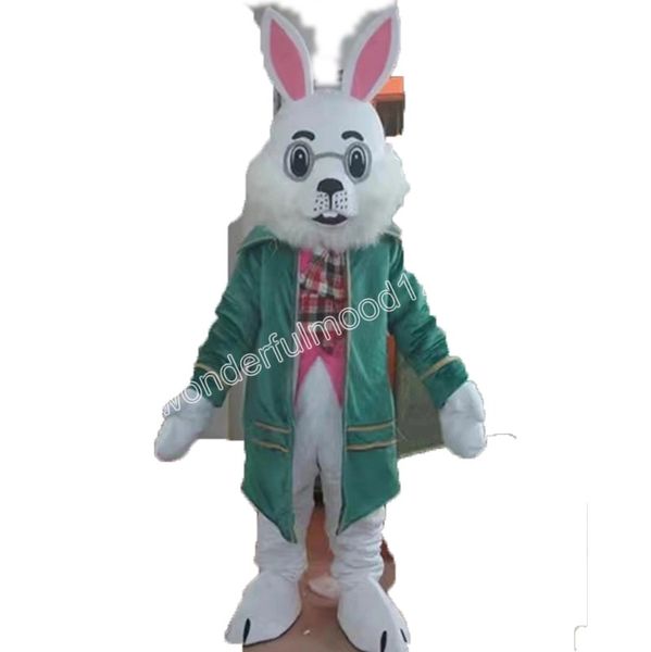 Longue barbe professeur lapin mascotte Costumes carnaval Hallowen cadeaux unisexe publicité extérieure tenue costume vacances célébration dessin animé personnage mascotte costume