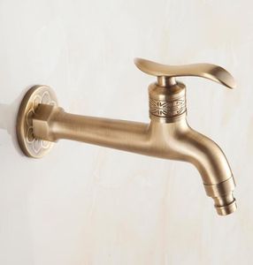 Bibcock Baundry Robinet antique en laiton de salle de bain vabille de lavabo de vilt