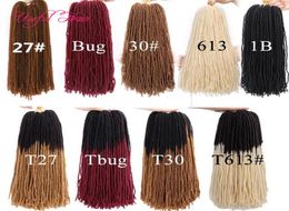 Lange haakhaarextensions Synthetisch haar weven 18inch Braiding Hair Dreadlocks Diy Micro Locs Sister Locs rechtstreeks voor vrouwen BL6946859