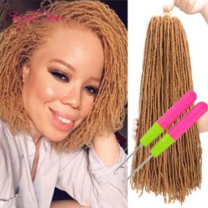 Extensiones de cabello largas de ganchillo Cabello sintético gratis Rastas de cabello trenzado de 18 pulgadas DIY MicroLocs Sister Locs rectas para mujeres Dhgate Marley