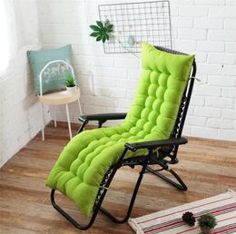 Chaise de chaise inclinable à coussin long épaississeur pliable chaise pliable padds de siège de canapé jardin chatte de jardin y2007239350340