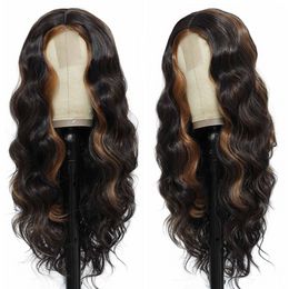 Longue vague profonde en dentelle avant perruques avant cheveux humains cheveux bouclés 10 styles perruques féminines en dentelle synthétique coiffure naturelle en dentelle