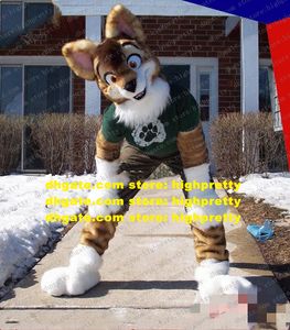 Costume de mascotte de FOX à fourrure longue Furry Wolf Husky Dog Fursuit Adult Campagne Campagne populaire Campagne-Child Campagne ZZ7672