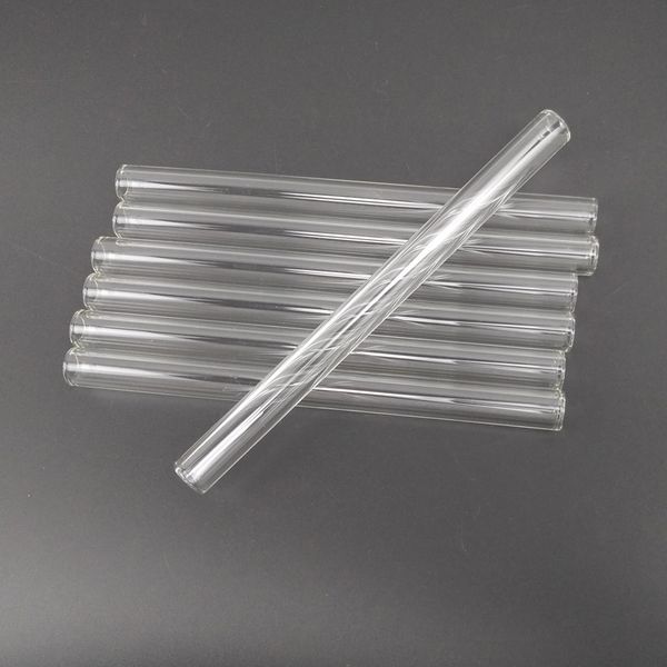 Tuyau en tube de verre longs tuyaux en verre brûleurs à mazout tuyau 150mm longueur 12mm diamètre tuyaux pour fumer de l'eau claire