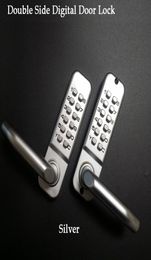 lange handgreep keyless mechanisch digitaal deurslot toetsenbord PasswordKeyCode homeGardenYard Houten ijzeren deurslot Poortopener Y20047909047