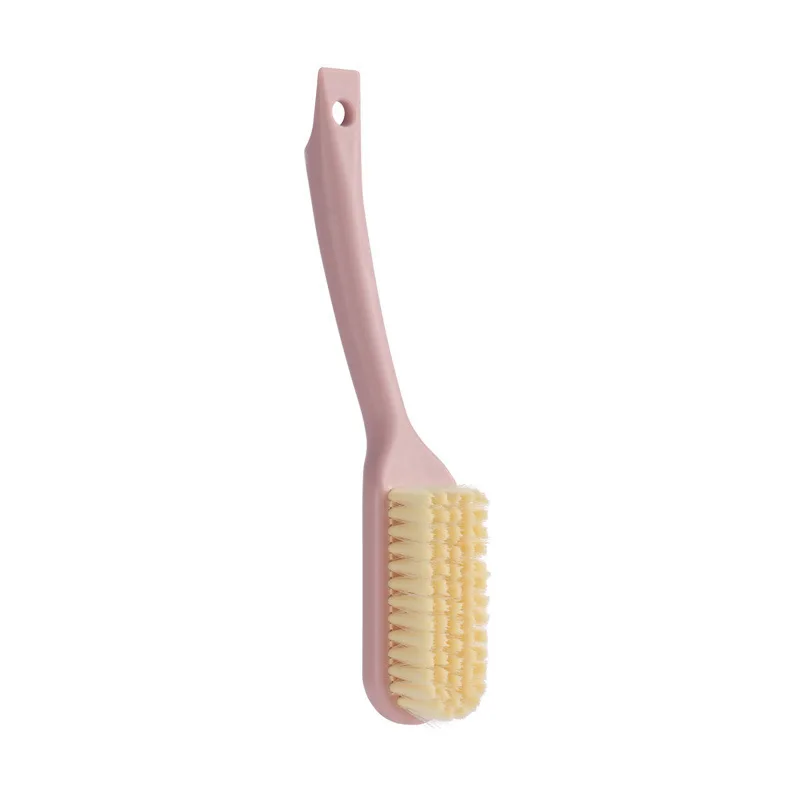 Long Handle Scrubbing Brush Soft Bristle Laundry Clothes Shoes Scrub Brush Portable Plastic Cleaning Brush for Kitchen Bathroom