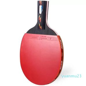 Mango largo Shake-hand Grip Raqueta de tenis de mesa Ping Pong Paddle Espinillas en goma Ping Pong 25 con bolsa de raqueta Envío gratis