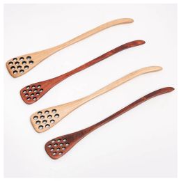 Long Honeycomb Spoon Sumining Spoon Café de café Restaurante Stick Stick Stick Lotus Wood Processing Lll LL