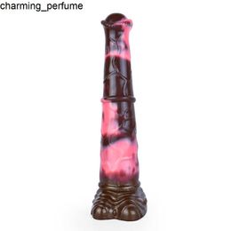 Dildo à longs chevaux avec une ventouse de haute qualité gode animal de haute qualité