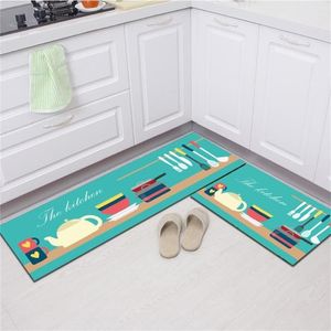 Long tapis de cuisine de cuisine tapis cartons de sol tapis de sol de la maison