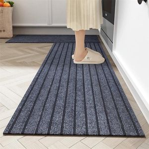 Tapis de cuisine Long lavable, tapis de sol pour paillasson avant, porte d'entrée extérieure, revêtement antidérapant, terrasse extérieure 220401