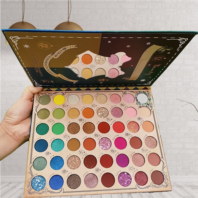 Long-lasting Waterproof Bright Color Eyeshadow Makeup Palette 48 Shades Highly Pigmented Shimmer Matte Eye Shadow Pallet Colorful Cosmetics