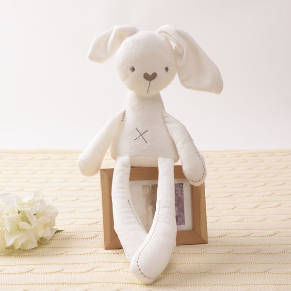 Jouet en peluche lapin à longues pattes pour apaiser le jouet en peluche de bébé endormi Vente en gros de cadeaux pour enfants de décoration de la maison