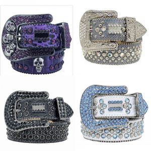 Longue ceinture de luxe diamant designer ceinture hommes femmes ceinture blanc noir long cuir cintura donna pantalon de fête ornements célèbre lettre brillant plaqué or larges ceintures