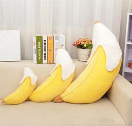 Longueur oideur de banane peeling coussin mignon toit en peluche pluci