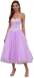 Longues robes de bal chérie Crystal Lace-Up-Up-Longue-Longueur Princesse Boule Ball Plus taille formelle Robe de fête de soirée P03