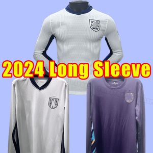 Manga larga 2024 2025 STERLING camisetas de fútbol KANE RASHFORD SANCHO GREALISH MONTE FODEN HENDERSON SAKA Inglaterra 24 25 hombres de fútbol nacional adulto hogar lejos