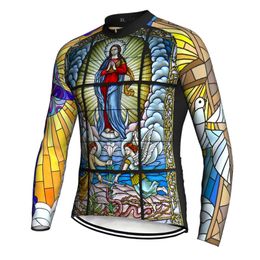 Chaqueta de jersey de ciclismo de manga larga, ropa de bicicleta, tapa de carretera, ropa de MTB, bicicleta de montaña, camisa de energía cuesta abajo, diseño único