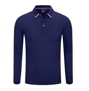 Polo de manga larga, polos de color sólido de hombre