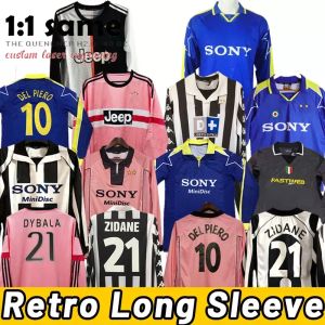 Manches longues Retro DEL PIERO Montero maillots de football rose Platini INZAGHI ROSSI Vieri DAVIDS maillot de football juventus 15 16 95 96 97 98 99 00 1996 1997 2000 2003 2004