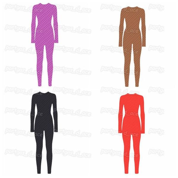 Barboteuse à manches longues pour femmes, combinaison tendance, violet, marron, noir, rouge, rembourrée, fermeture éclair au dos, Design, une pièce, maillots de bain 268j