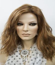 Perruque longue ondulée monofilament SmartLace Heidi par Jon Renau, cheveux synthétiques Wigs9647206