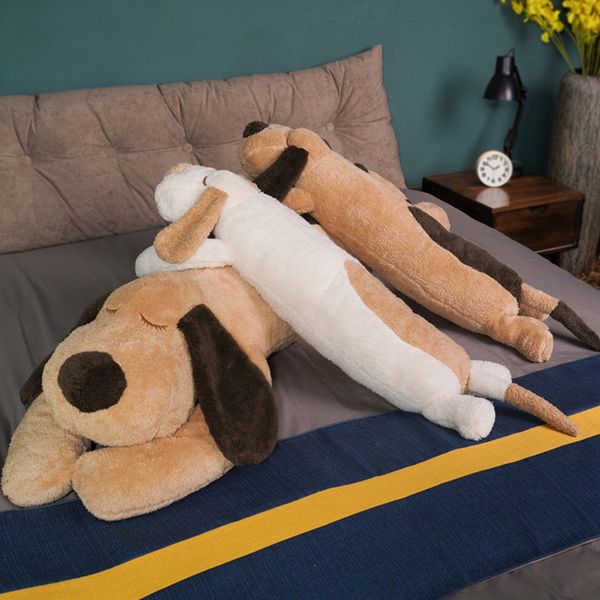 Tira larga barriga perro muñeca almohada de peluche perro muñeca dormir cabecera almohada niños niña regalo