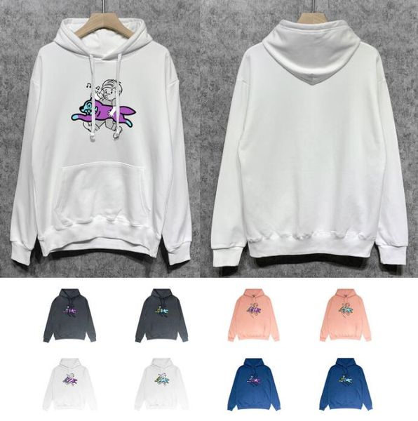 Stock à long terme de sweat à capuche imprimé pour garçons BBC Flying Dog Ice Cream Tengu transfrontalier en Europe et en Amérique