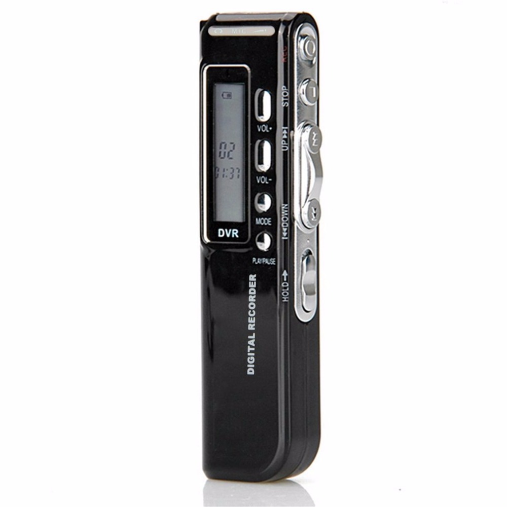 Freeshipping Długi czas 650 godzin 8 GB Ekran LCD USB Wyświetlacz Mini Digital Audio Recorder Dictaphone