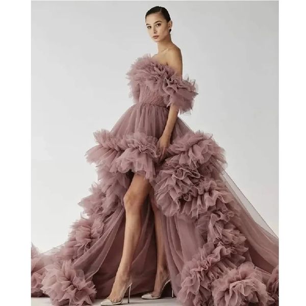 Robe de maternité longue en Tulle, moelleuse, à volants, pour séance photo, fête prénatale, pour femme enceinte, Grossesse de tournage