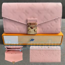 lange portemonnee tas Dames Designer portemonnees Kaarthouder Portemonnee paspoorthouders zwart Kaarthouders met reliëf Luxe lederen portemonnees winkelen Clutch Bags