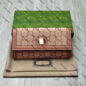 Porte-cartes Long Wallet Women Designer Purse Clutch Bag avec boîte d'origine