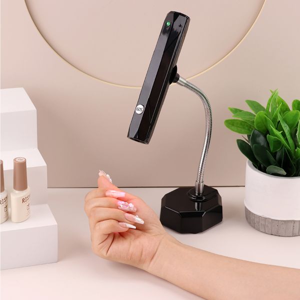 Tiempo de trabajo largo 9W Diseño magnético recargable 2-In-1 Mini Flash Cure Light Luce de uñas LED de secado rápido