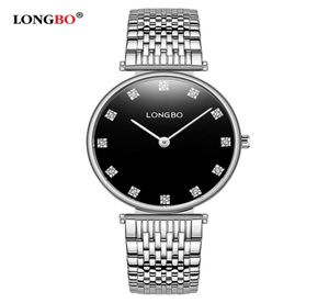Longbo Brand Fashion Lovers regarde des femmes en acier inoxydable étanches pour hommes quartz wrists couple classique watch reloj cadeaux 50959161819