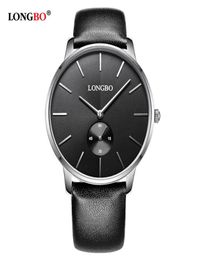 Longbo Luxury Quartz Watch Casual Fashion Le cuir STRAP MENSES MEN FEMMES COUPLES SOIR SPORTS ANALOGE GAGNE DE TRAVELLEMENT 802867835152