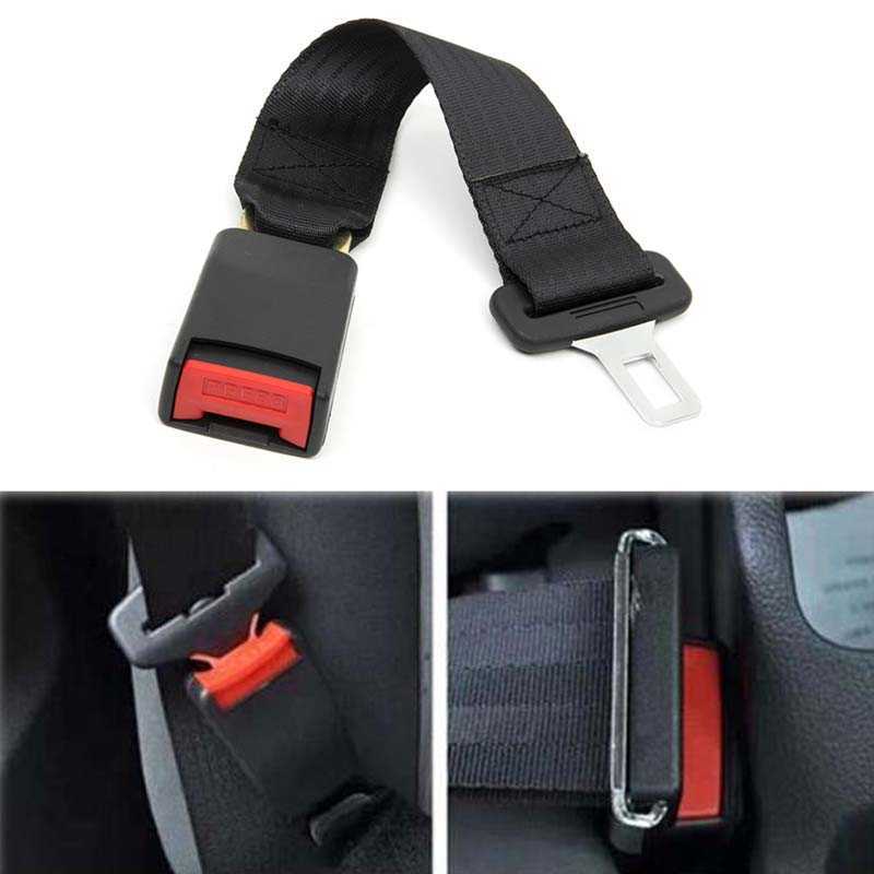 Longer 36cm 14" Universal Car Auto Seat Seatbelt Safety Belt Extender Extension Buckle Seat Belts & Padding Extender