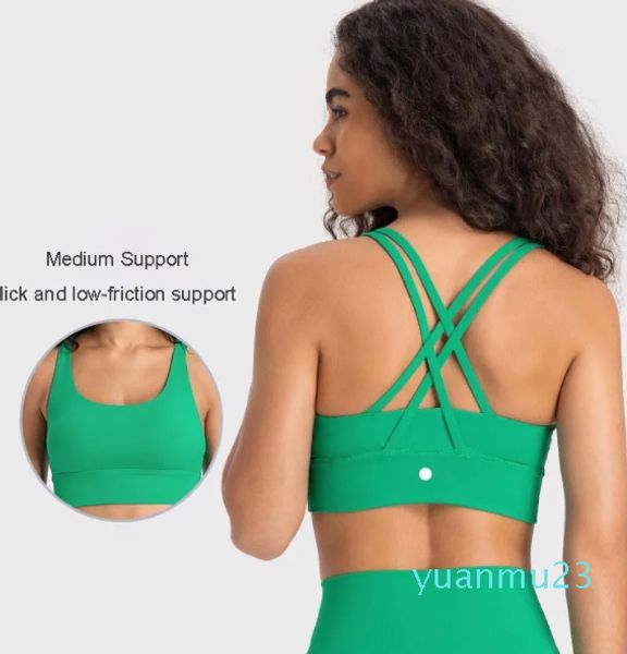 Soutien-gorge de Yoga classique Longline, doux et beurré, soutien-gorge de sport, gilet à la mode, Lingerie douce pour la peau, brassière avec bonnets amovibles pour femmes