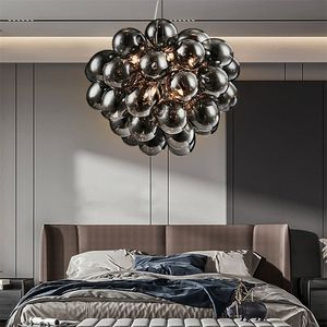 Lustre de bulle noire