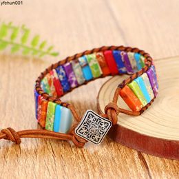 Bijoux longrui imitation de corde en cuir à la main naturelle bracelet bohème créatif artisanat