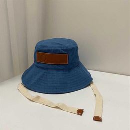 LOO Sombreros Gorras Cloches Diseñador de lujo Sombrilla redonda sombrero de pescador Estilo de tendencia de moda con cordones sombrero de pescador Inglés sombrero de ala grande 2782